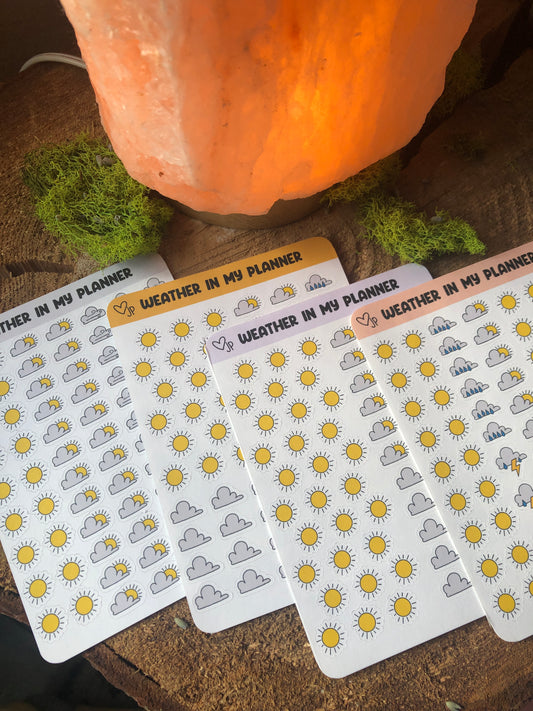 Planner Stickers - Weather