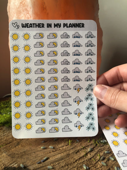 Planner Stickers - Weather